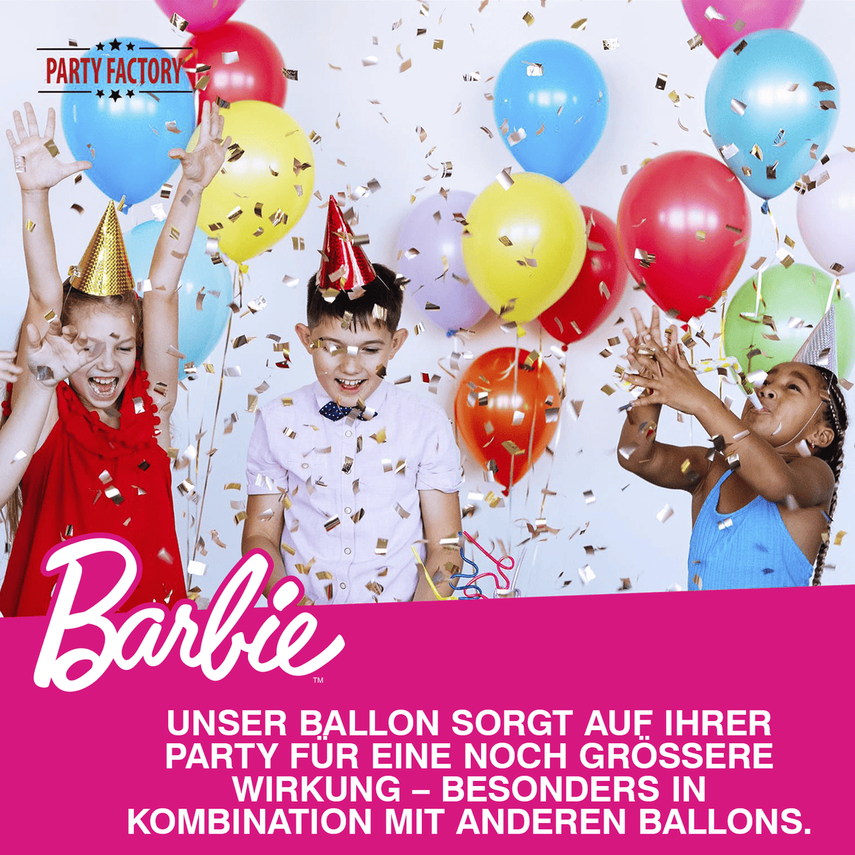 Folienballon Barbie Herz 45cm 13