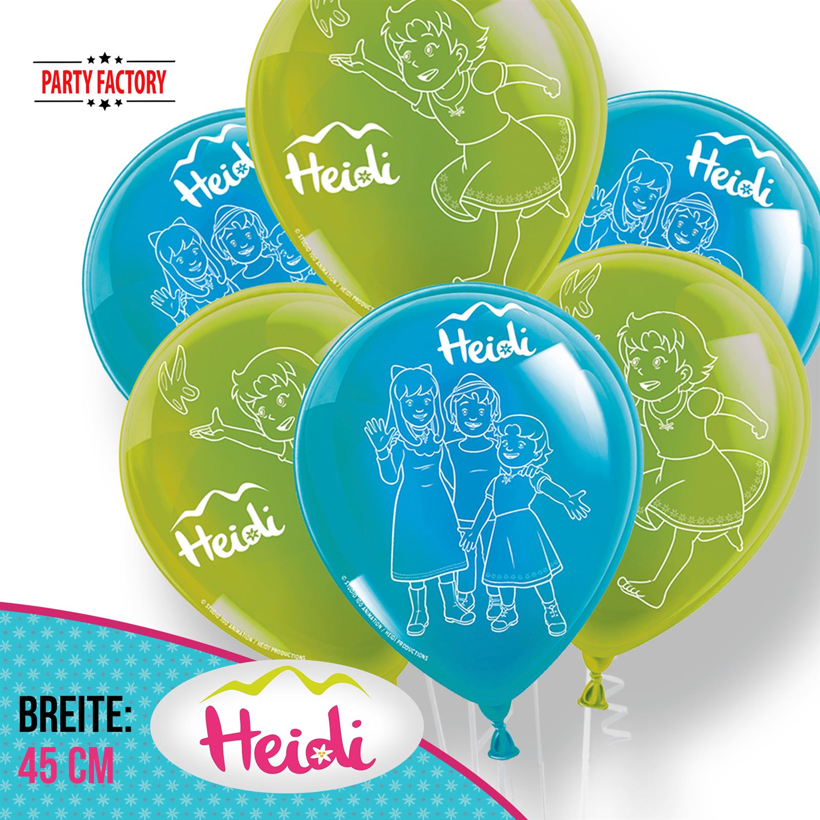 Heidi Latex Balloons Set 25 cm 10 pcs. 3