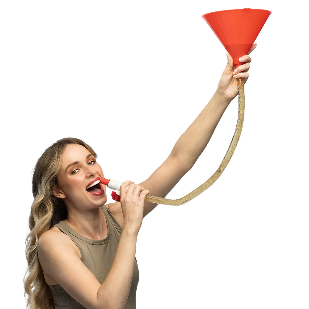 Party Drinking Funnel Beer Funnel – Beer Funnel with Hose for Festivals &amp; Fun 3