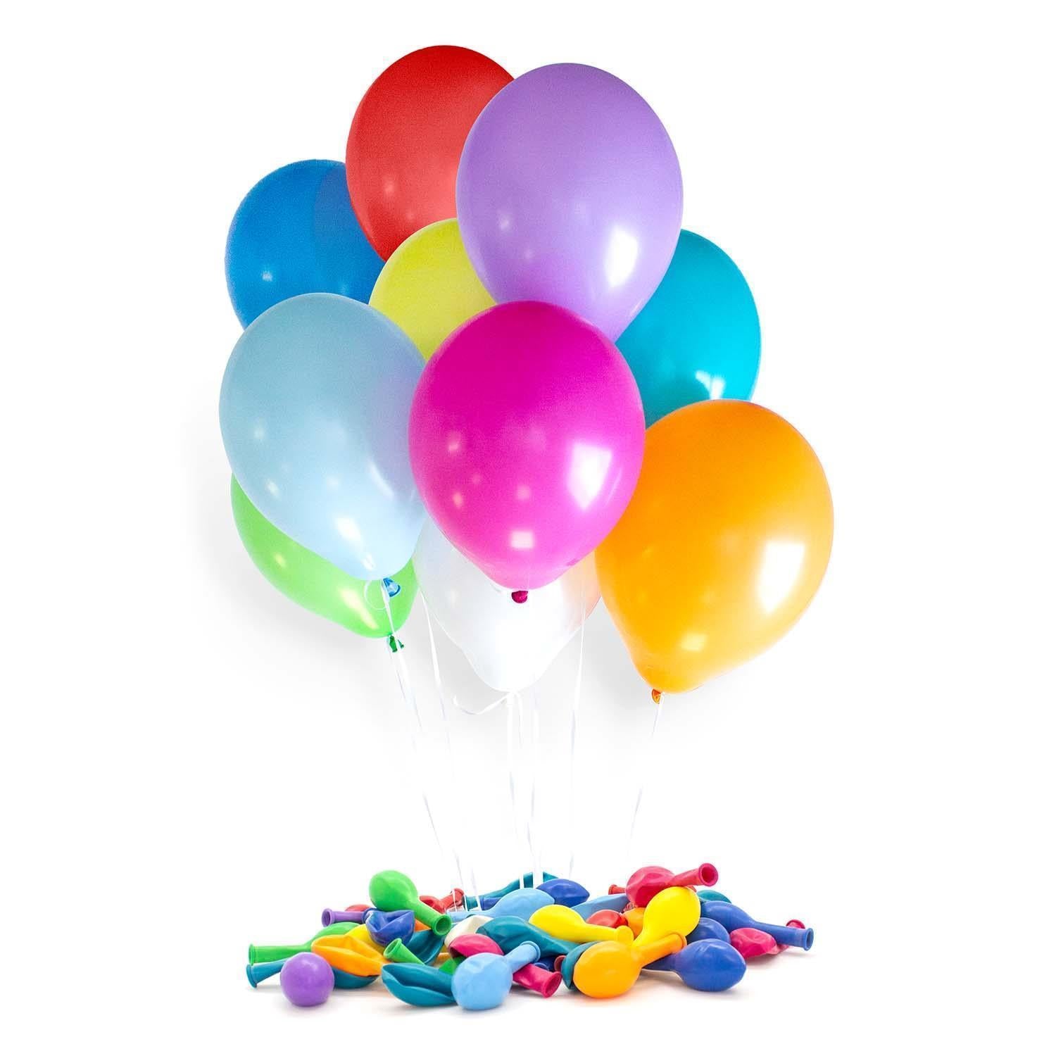 30er Set Latexballons uni bunt ø25cm 3