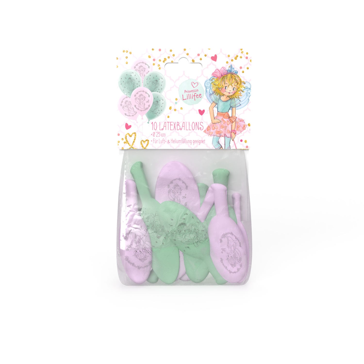 Die Prinzessin Lillifee Latexballons Set 25 cm 10 Stk. 2