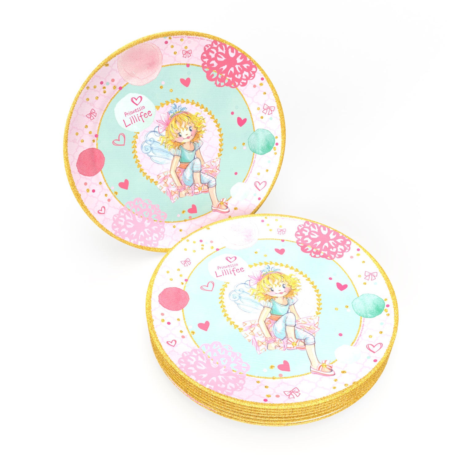 Die Prinzessin Lillifee Papp-Teller 23 cm 8 Stück 3