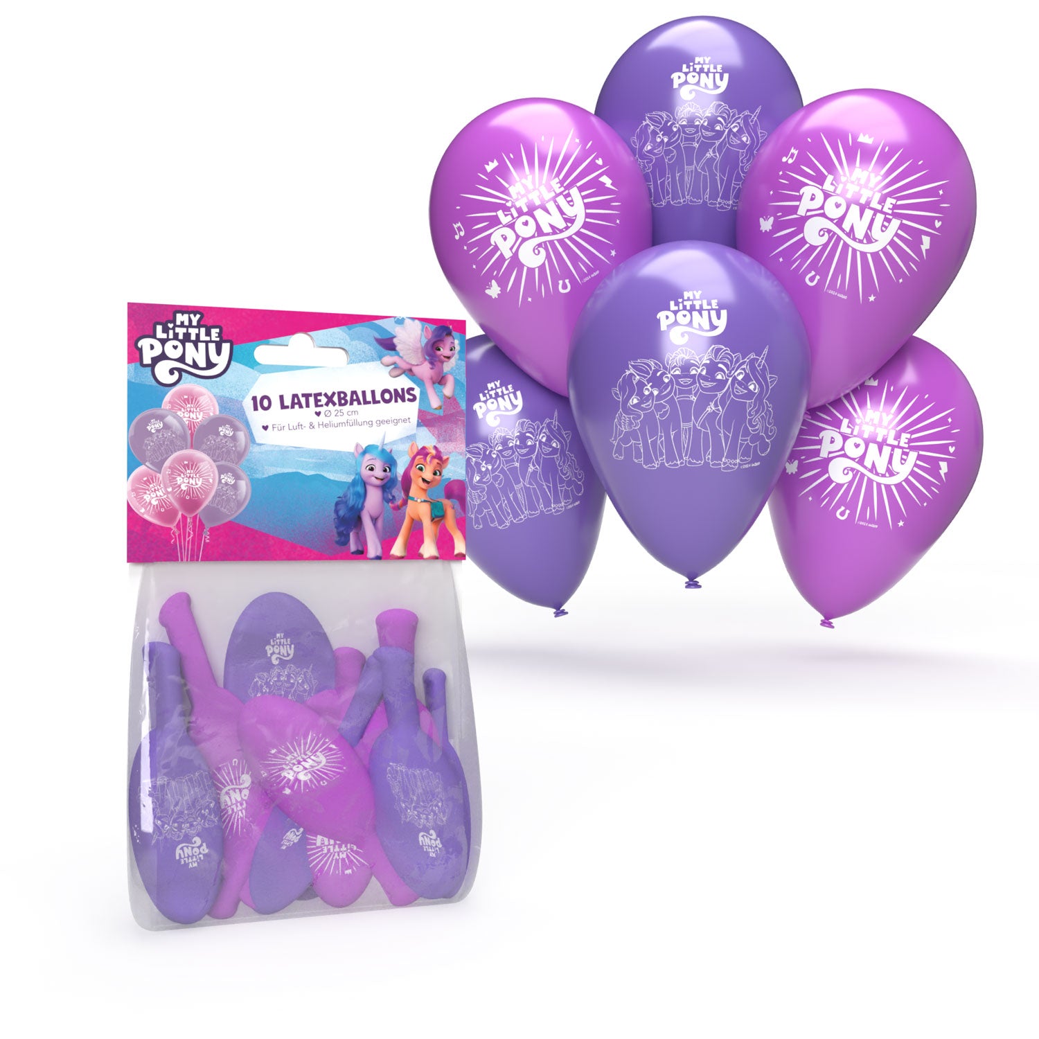 My Little Pony Latexballons Set 25 cm 10 Stk. 4
