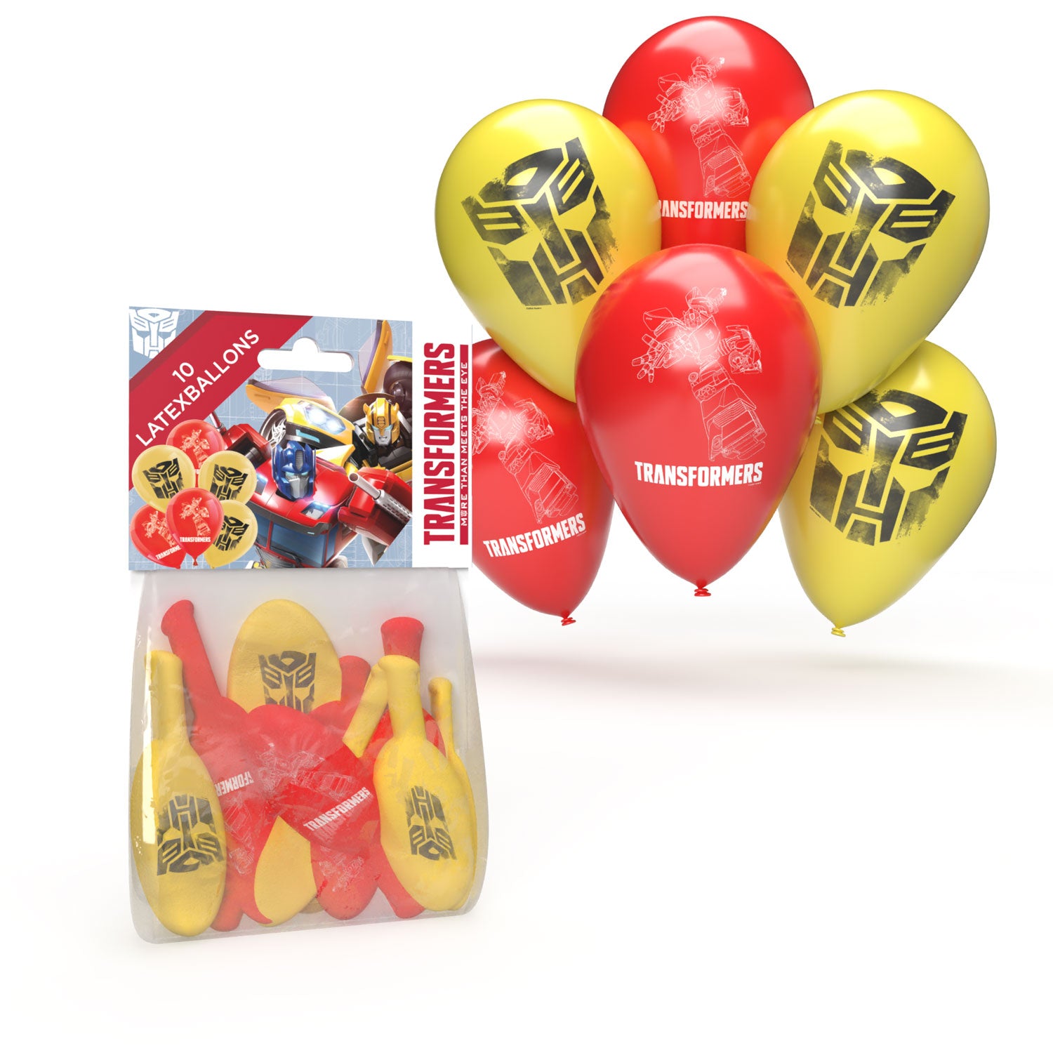 Transformers Latexballons Set 25 cm 10 Stk 4
