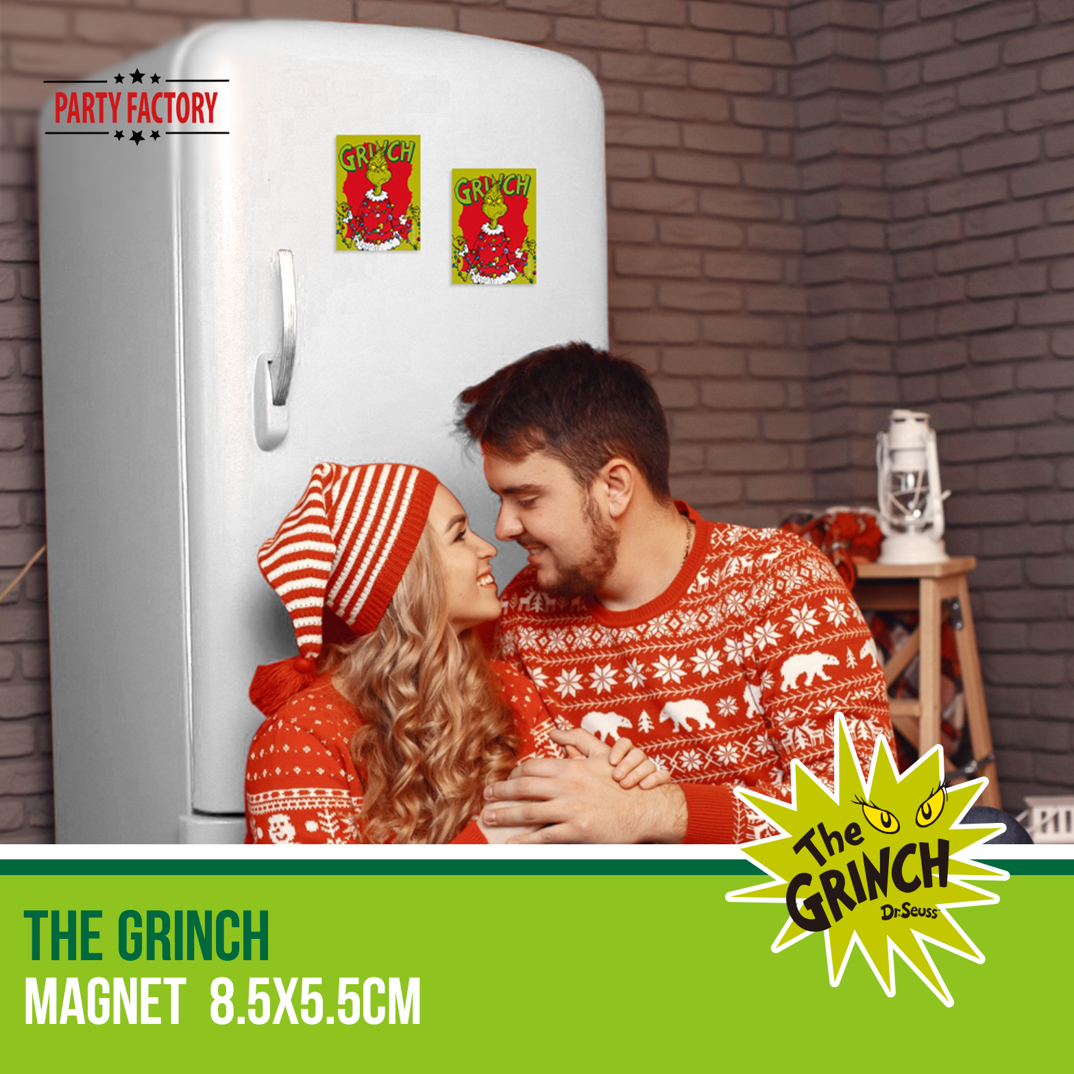 The Grinch Magnet grün – Kühlschrankmagnet mit Weihnachtsmotiv 4