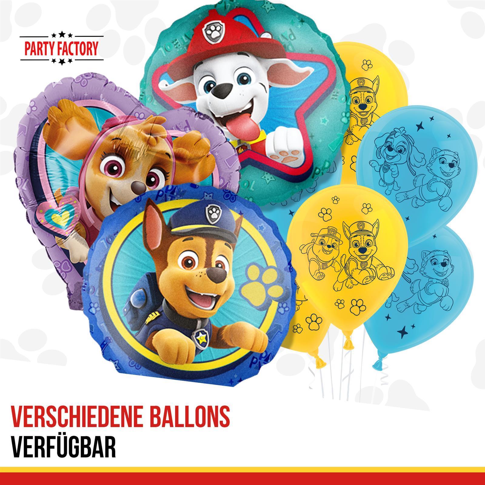 Paw Patrol Folienballon Chase bunt Ø45 cm rund Motiv 1 4