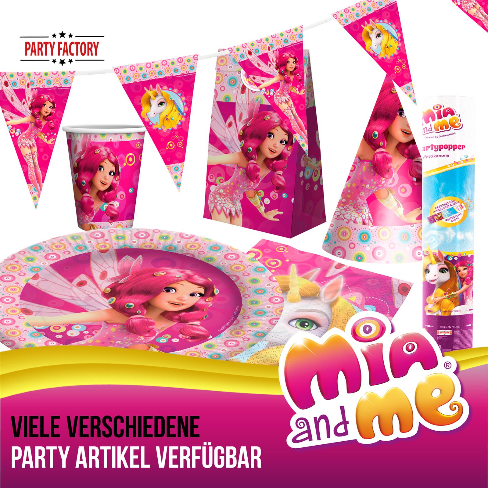 Mia and Me Party-Tüte Papier inkl. Sticker 10 Stk. 13