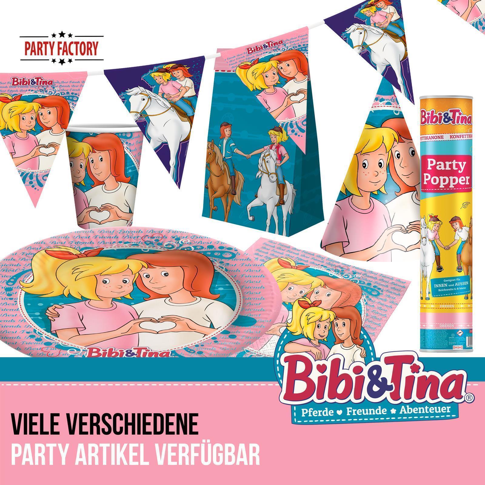 Bibi & Tina Servietten 33x33 cm 20er-Pack 3-lagig 4