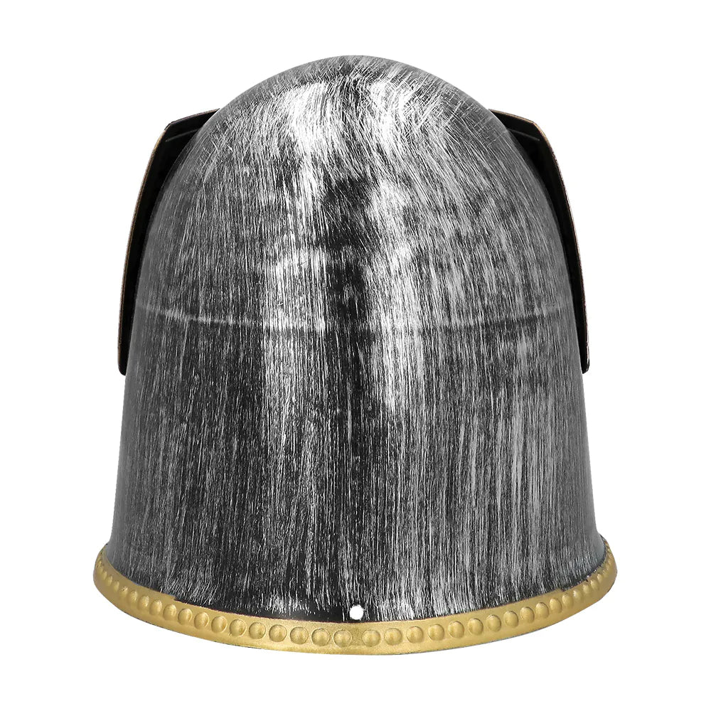 Deluxe Crusader Helmet – Knight's helmet with golden details for medieval costume 5