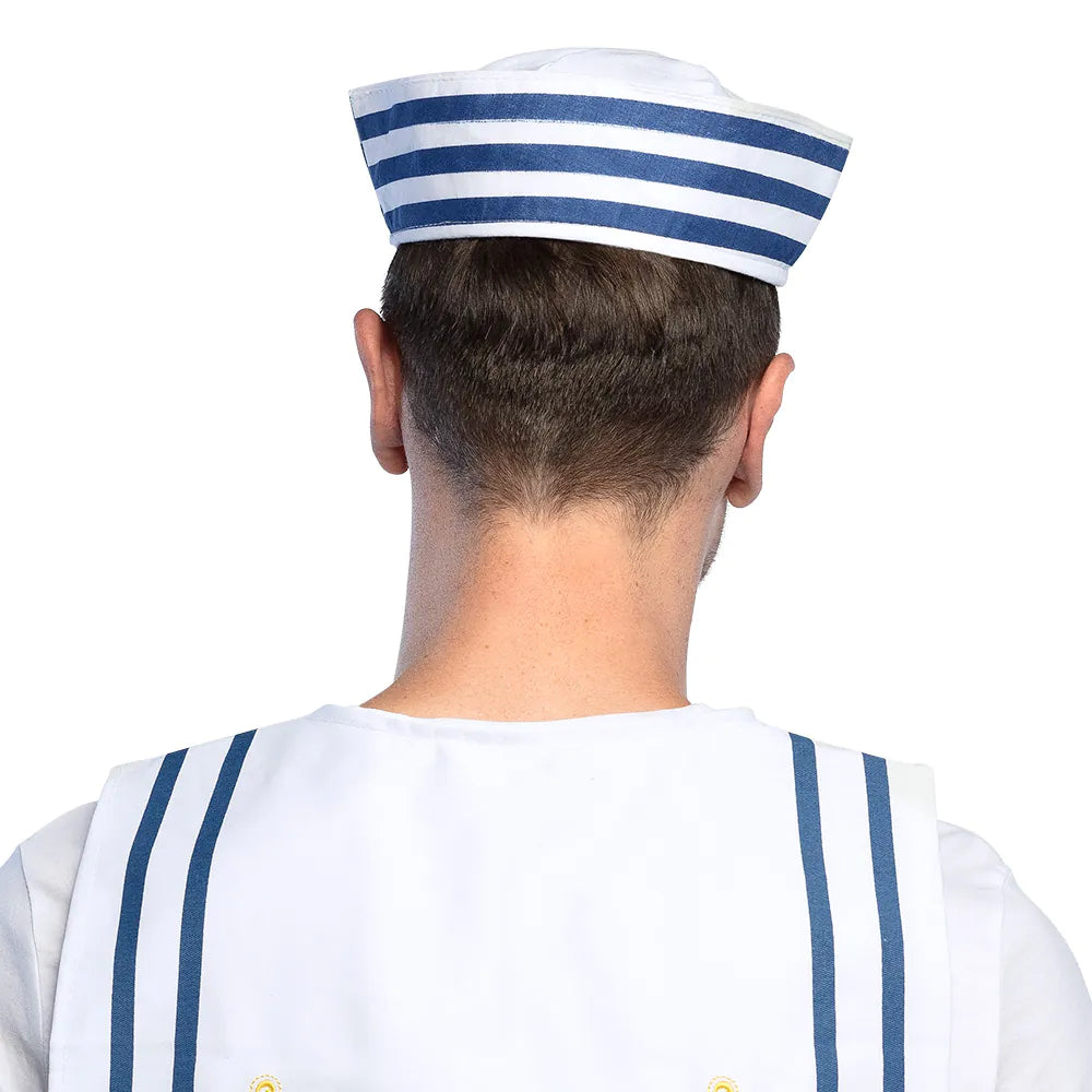 Mütze Navy Sailor – Matrosenmütze mit Anker für Seemann & Marine Kostüme 2