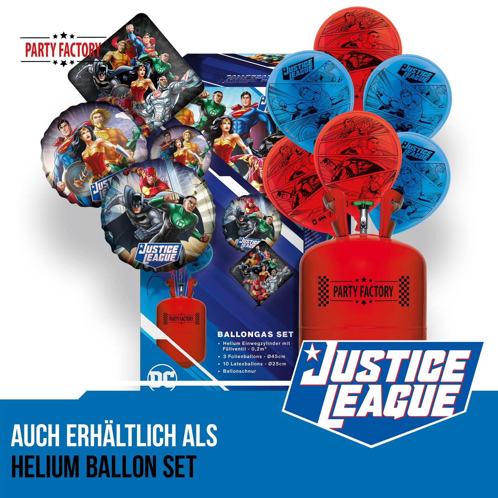 Justice League Papp-Teller 23 cm 10 Stück 5