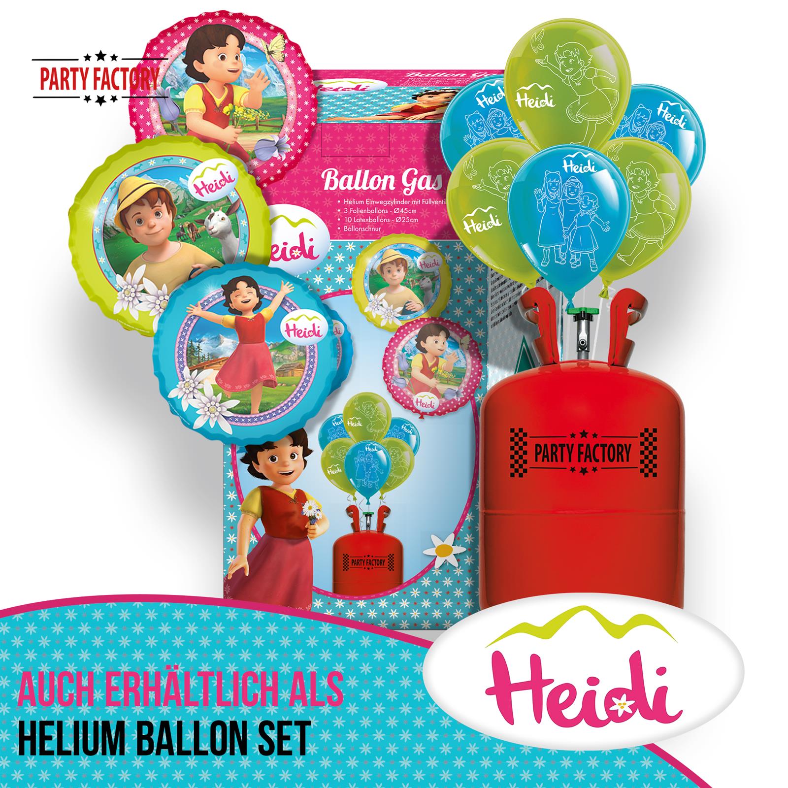 Heidi Party-Tüte Papier inkl. Sticker 10 Stk. 14