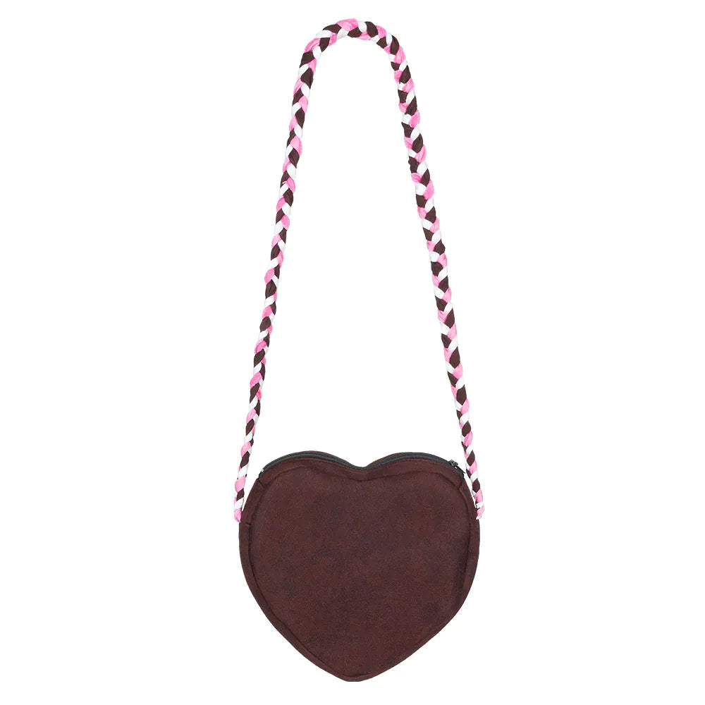 Heart-shaped shoulder bag for beer festivals – Oktoberfest traditional bag 23 x 23 cm 5