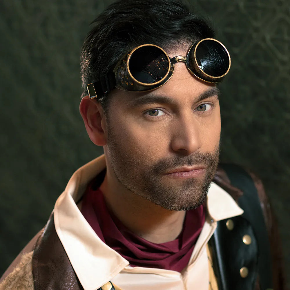 Party Glasses Steampunk Retro Goggles – Costume Accessory Festival Carnival 3