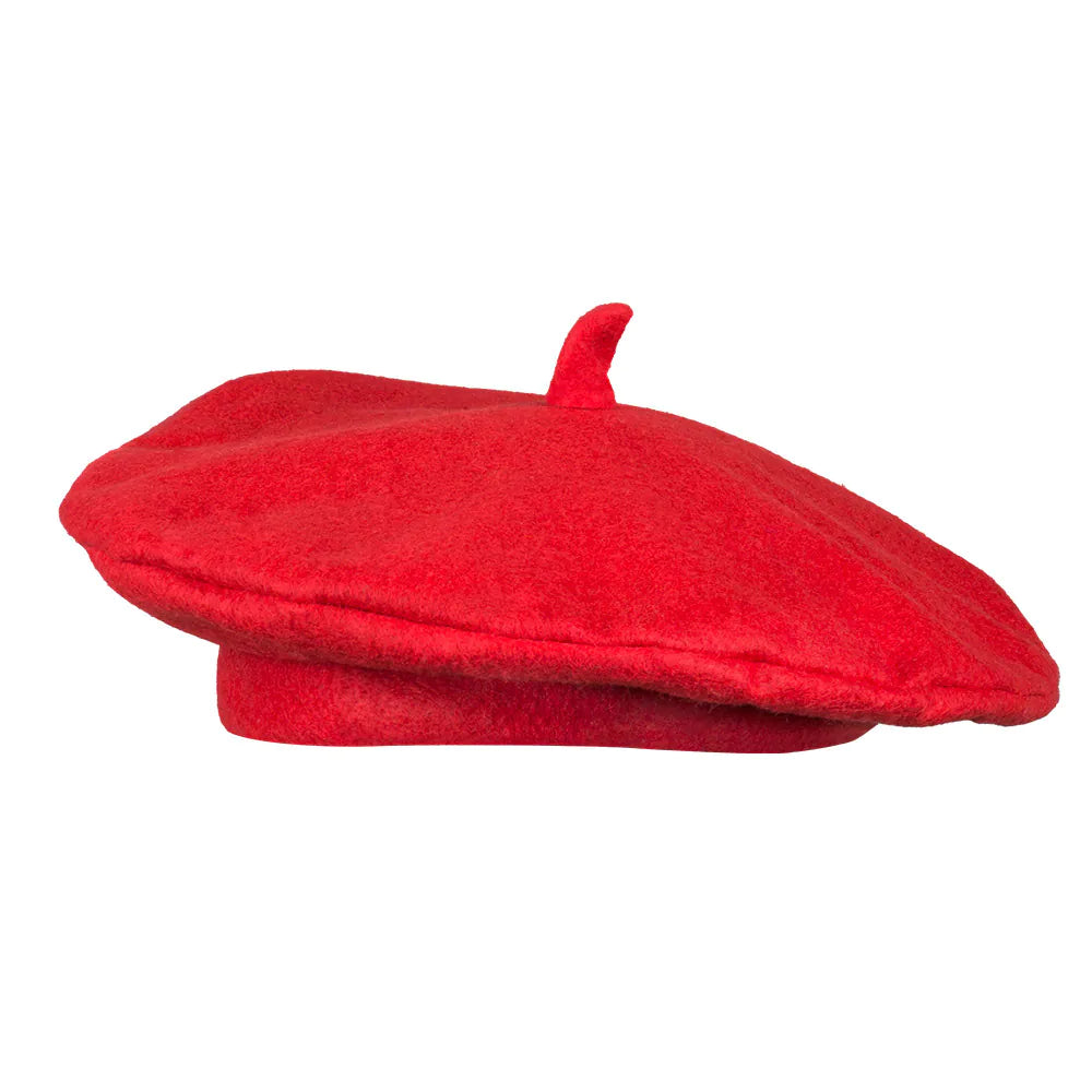 Red French beret for men &amp; women, costume &amp; fashion 2