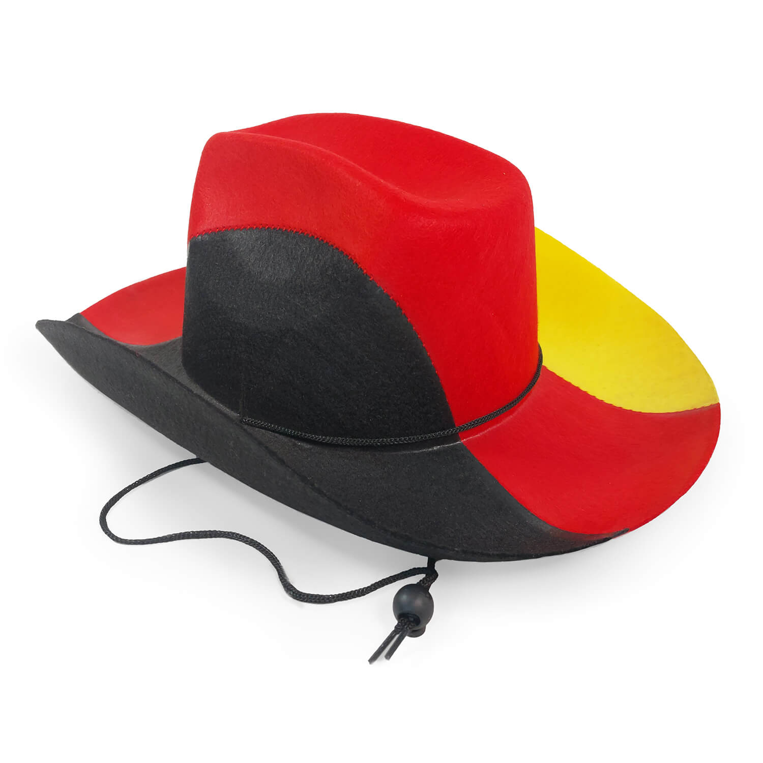 Fußball WM Deutschland Cowboyhut Schwarz-Rot-Gold 7