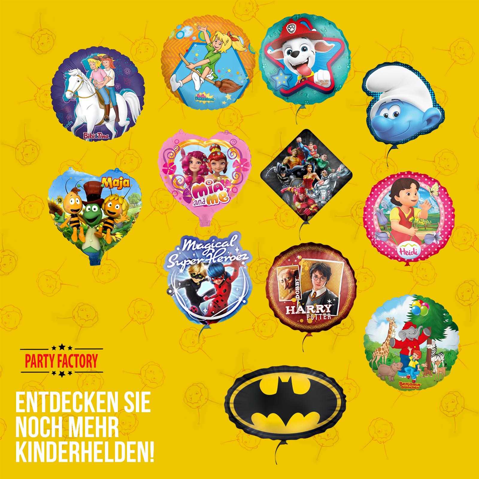 Maya the Bee Latex Balloons Set 25 cm 10 pcs. 7