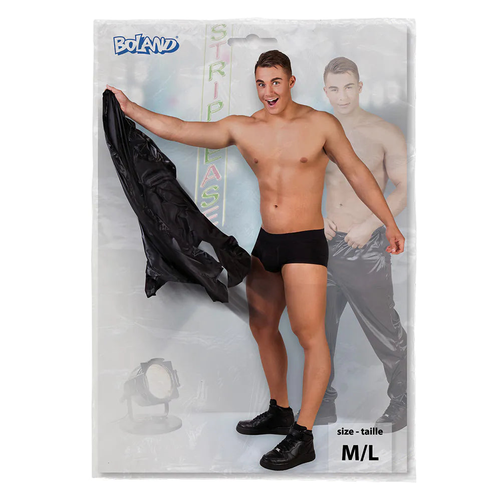 Stripper pants M/L – Black zip-off pants for men 5