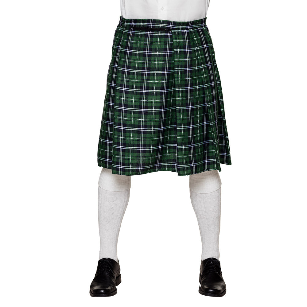 Tartan kilt, adjustable in red or green, choice for carnival and festivals 2