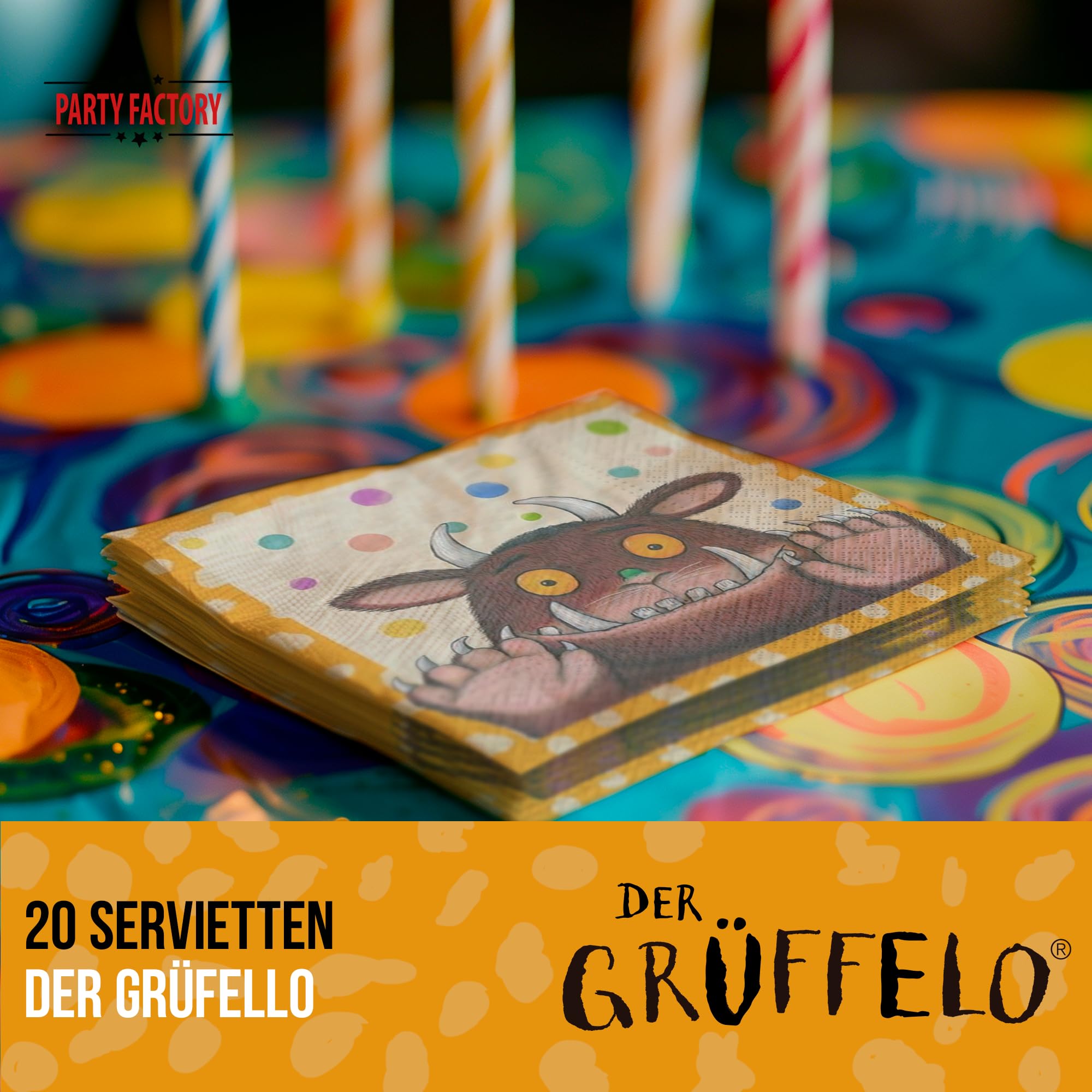 The Gruffalo Napkins 3-ply 20 pieces 4