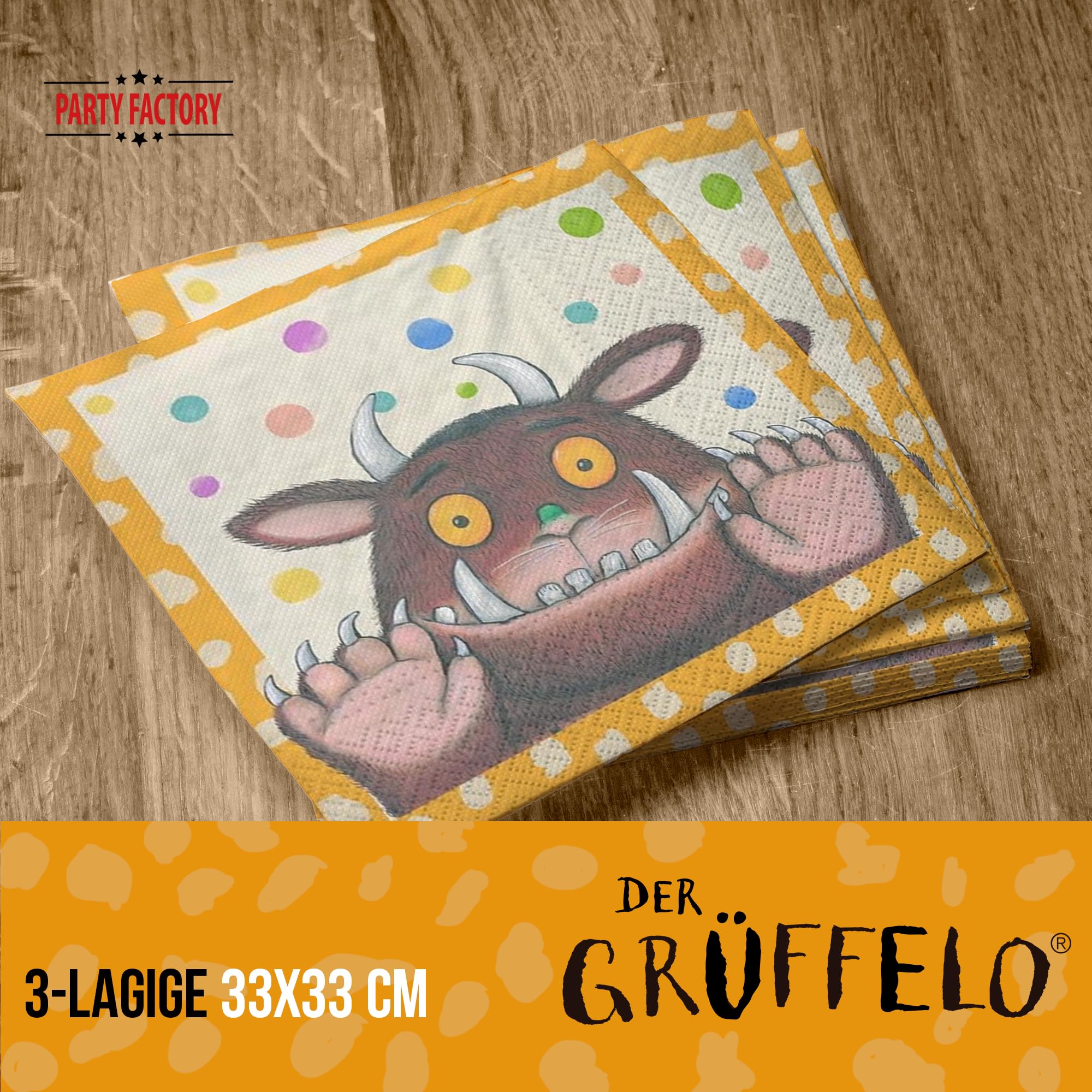 The Gruffalo Napkins 3-ply 20 pieces 5