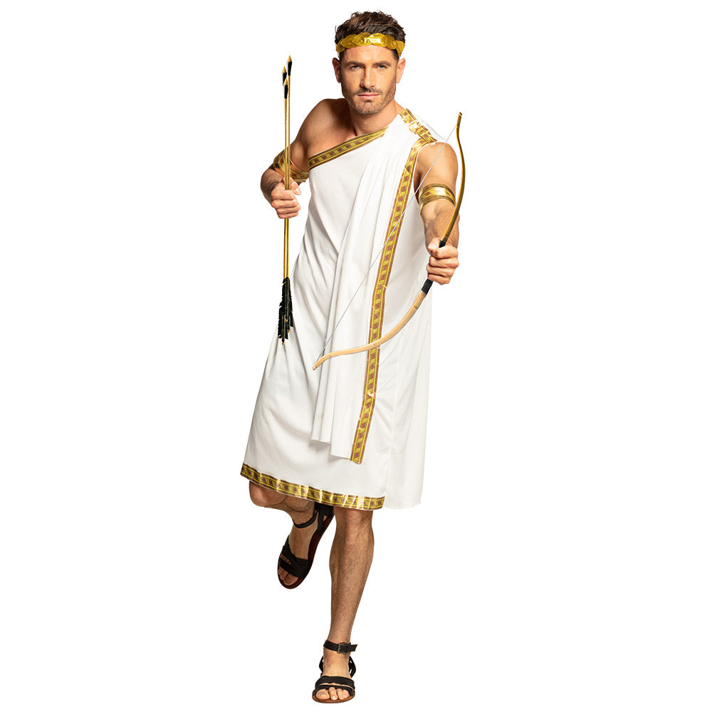 Herren Kostüm Eros 2-teilig Götter-Outfit mit Tunika Gürtel M/L 3