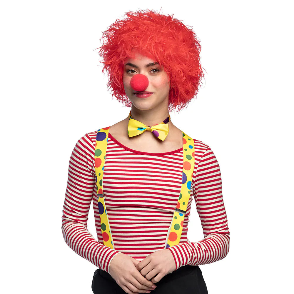 Clown Frizzy Wig – Red Curly Wig for Funny Clown Costumes &amp; Carnival 2