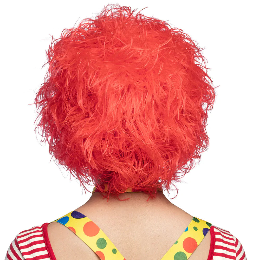 Clown Frizzy Wig – Red Curly Wig for Funny Clown Costumes &amp; Carnival 4