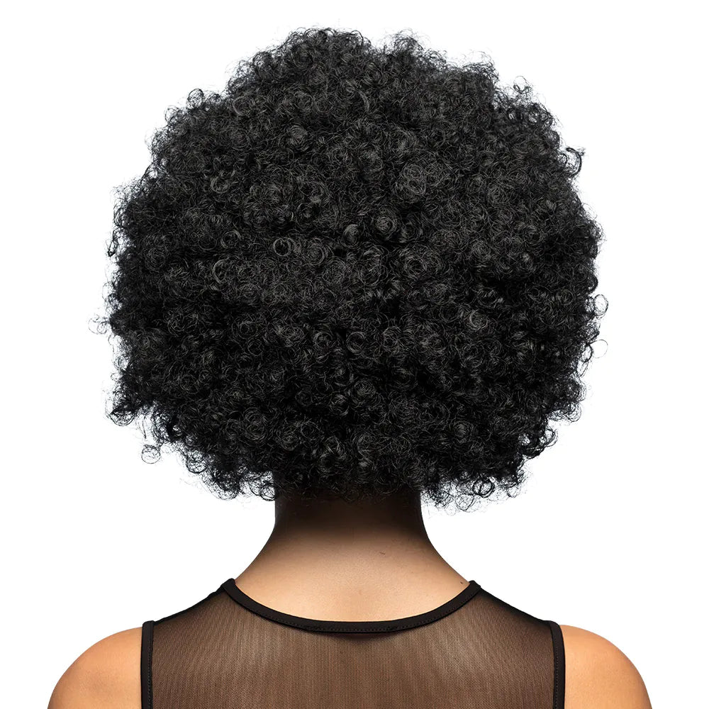 Perücke Groove Schwarz – Voluminöse Afro-Perücke für Karneval & Party 4