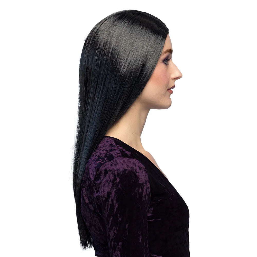 Witch Wig – Long black women's wig for witch costumes &amp; Halloween 2