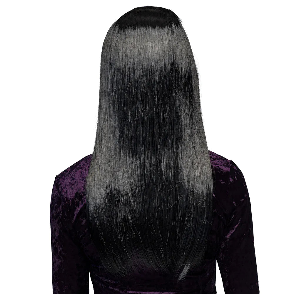 Witch Wig – Long black women's wig for witch costumes &amp; Halloween 3