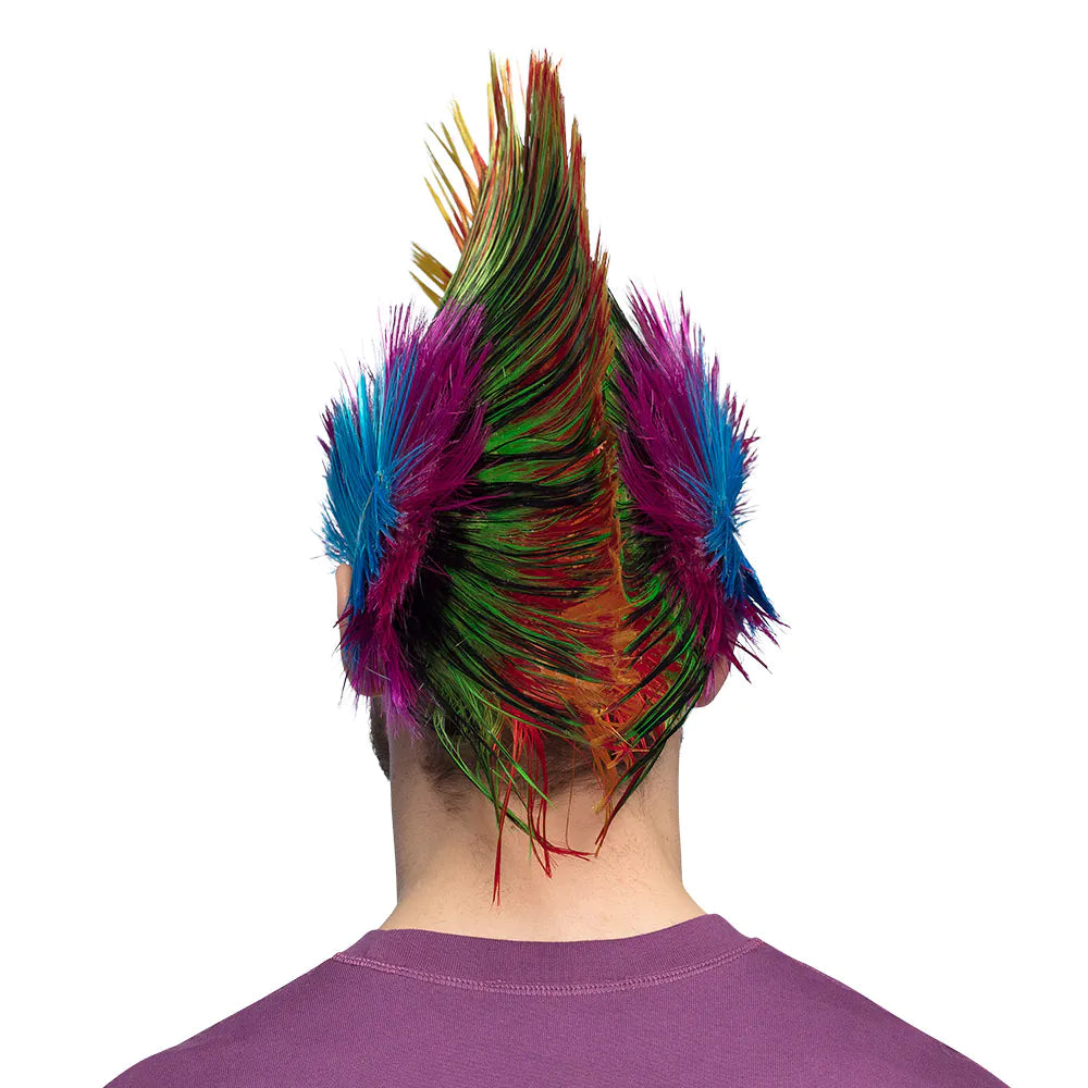 Perücke Spiky Mike – bunte Irokesen Partyperücke für Erwachsene 3