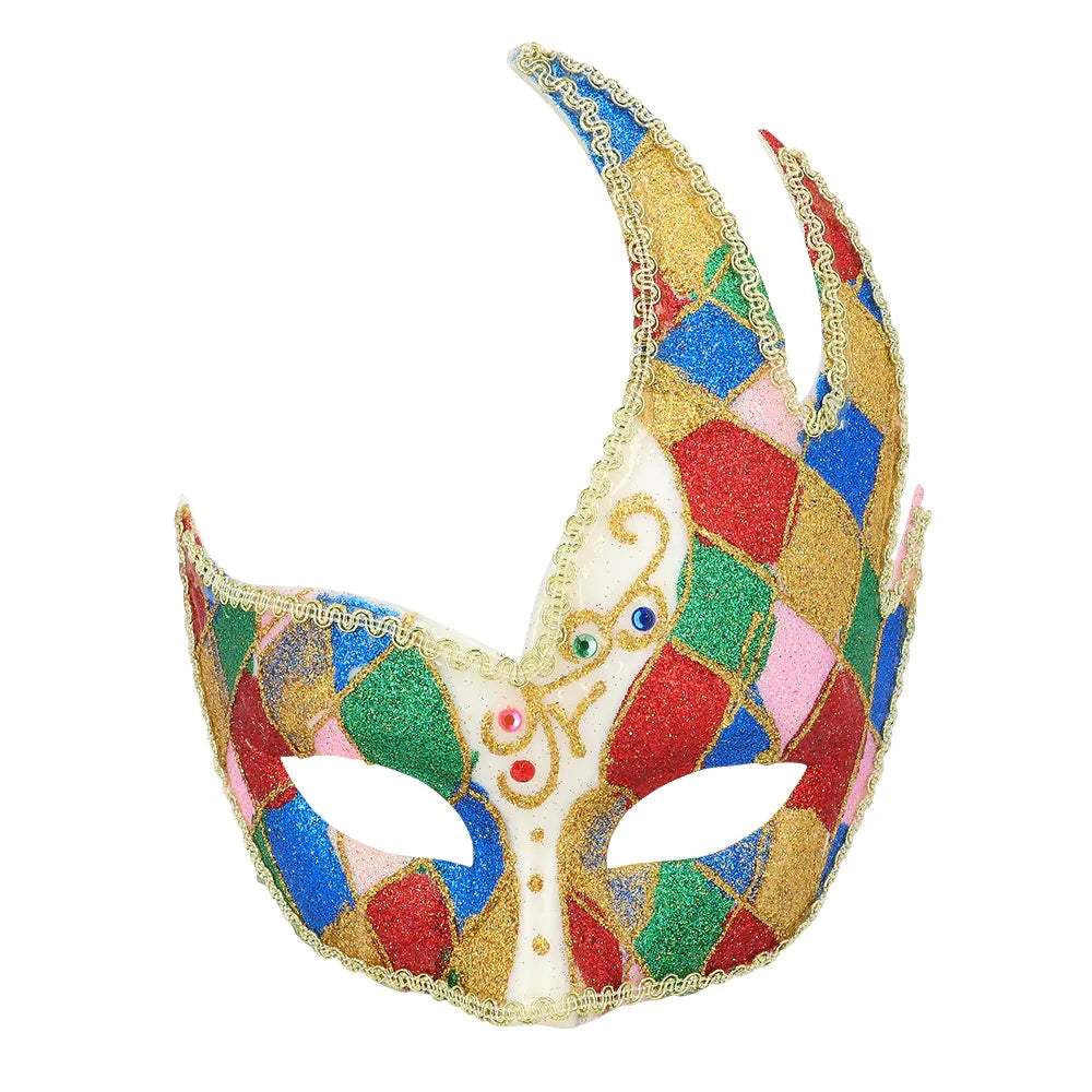 Augenmaske Venice Jester venezianische Maske für Karneval, Fasching Party 2