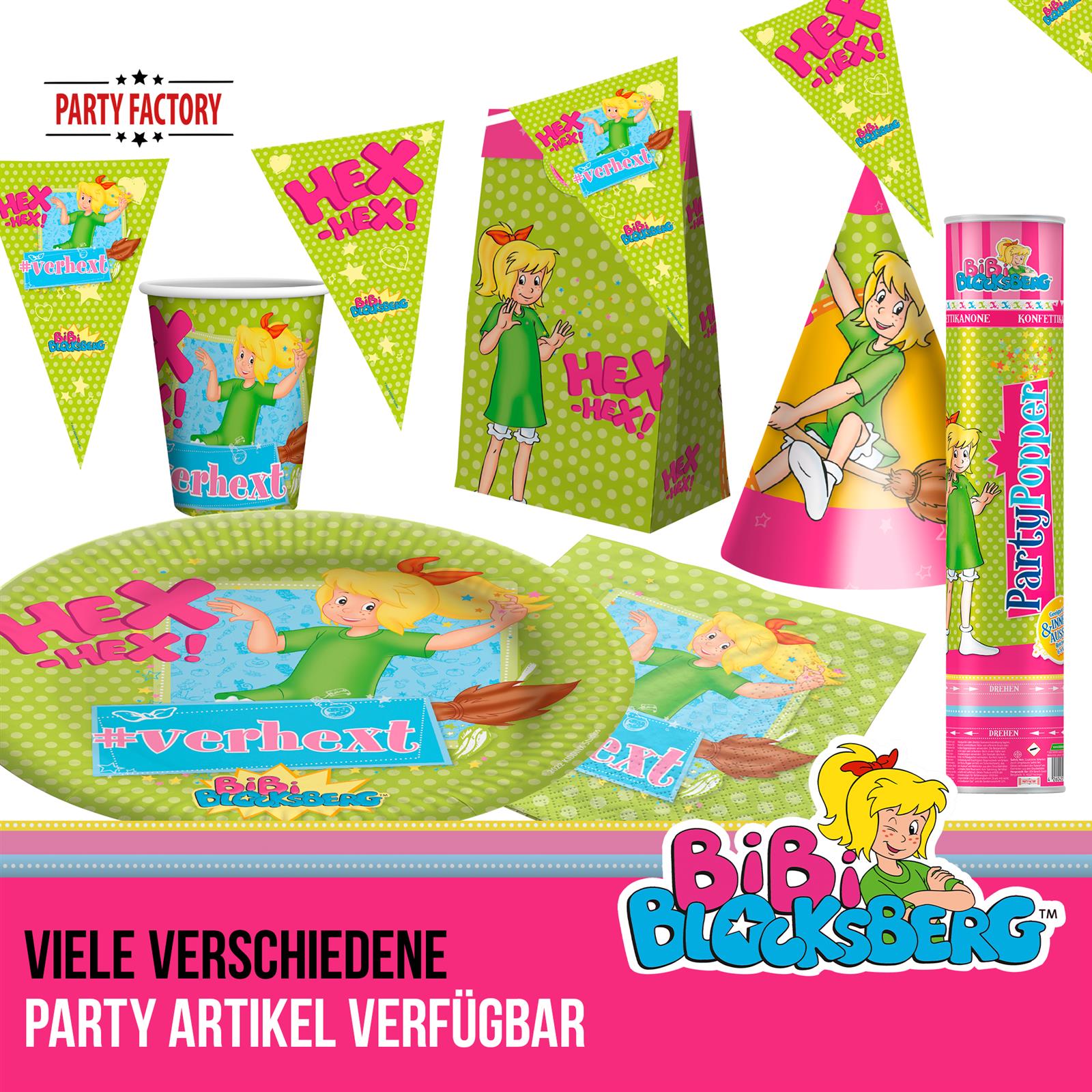 Bibi Blocksberg Wimpelkette 5 m 3