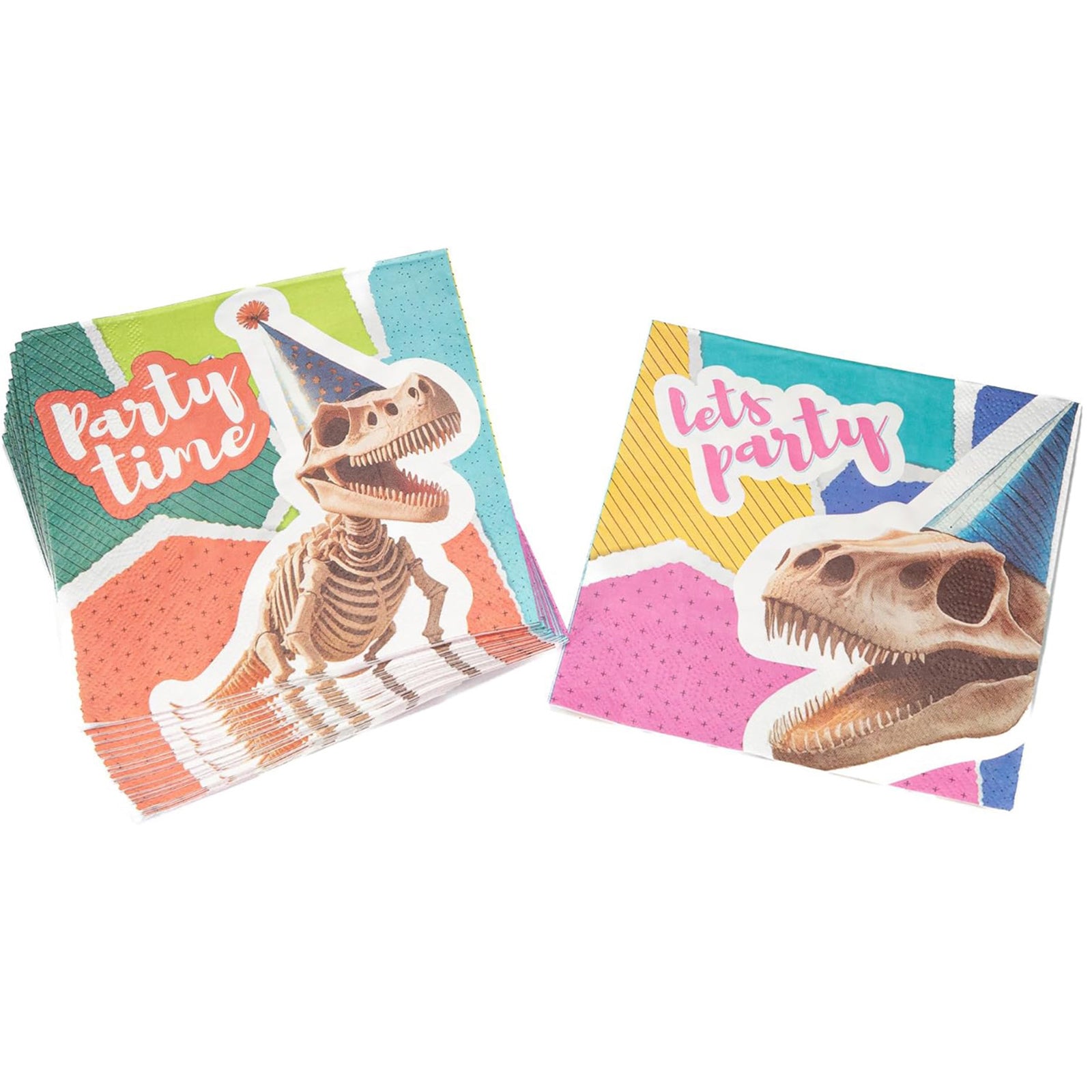 Dino skeleton napkins 3-ply 20s