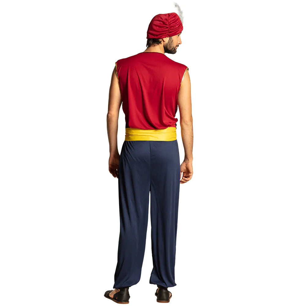 Erwachsenenkostüm Aziz – 3-teiliges Orient-Outfit mit Weste, Hose & Turban M/L 2