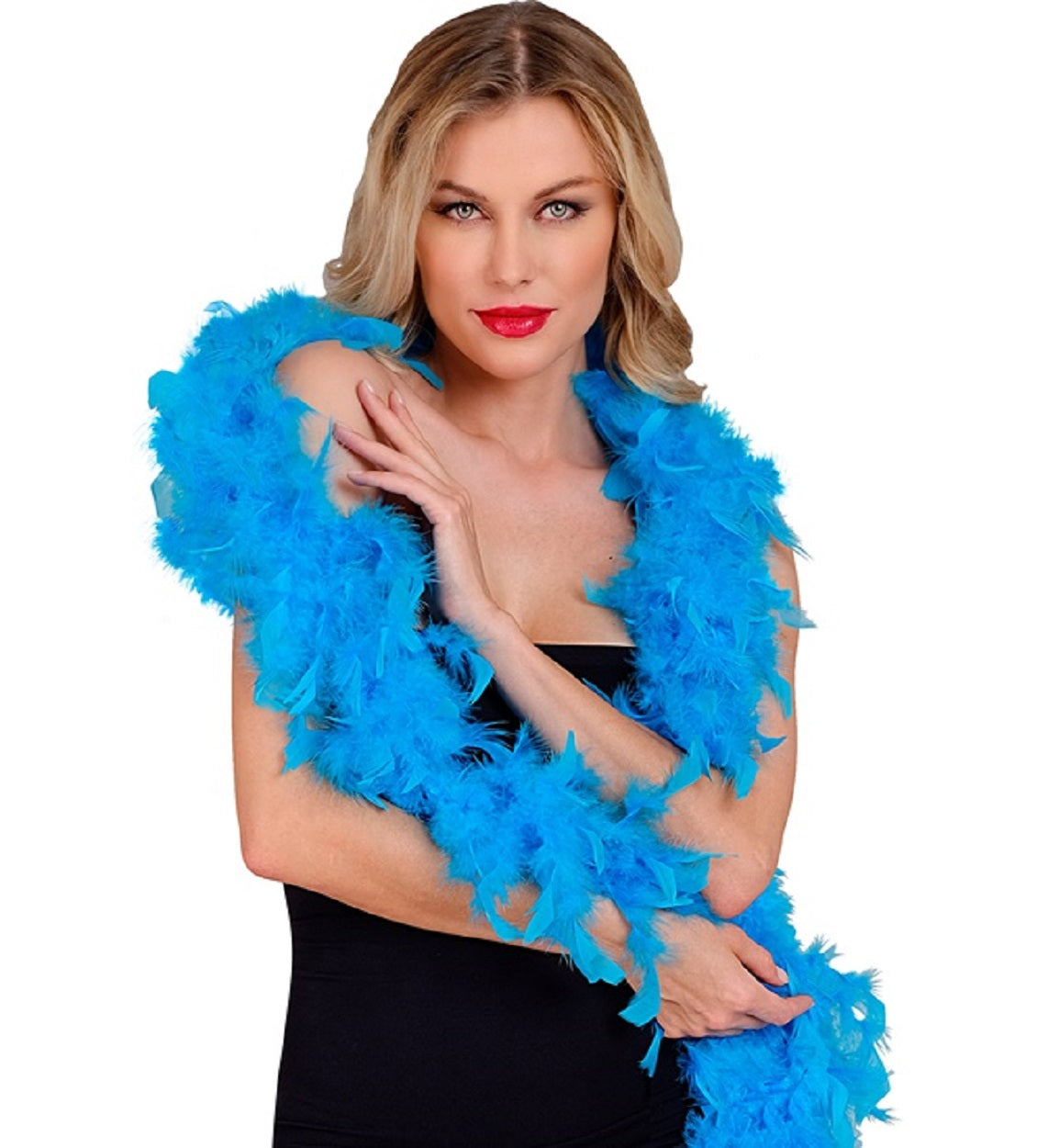 Federboa 180 cm 50 g Feder-Schal Damen Federschmuck Farbauswahl 9