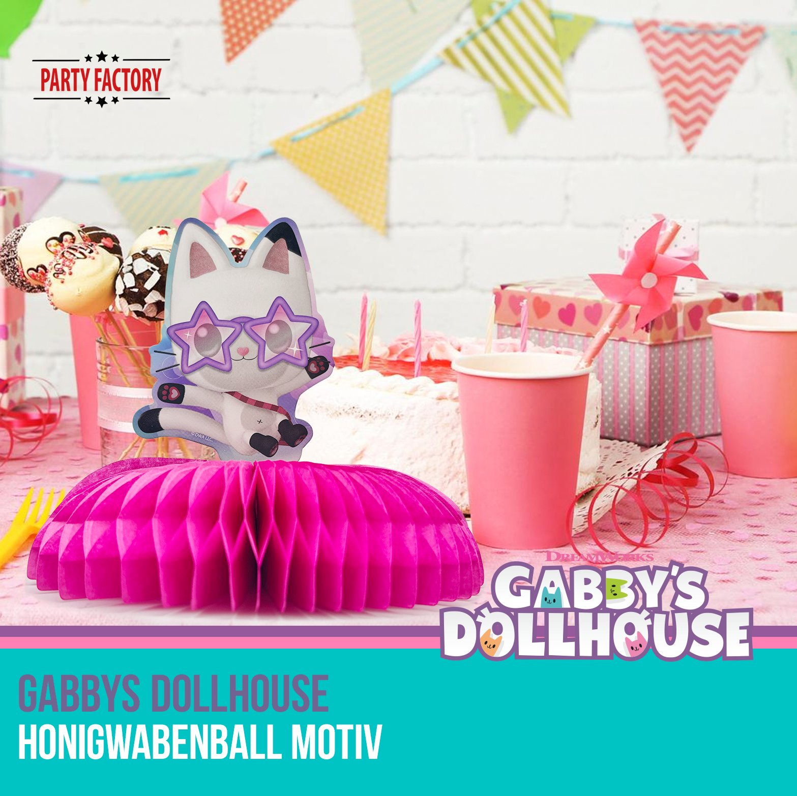 Gabby’s Dollhouse Honigwabenball Motiv 3 Pandy 2