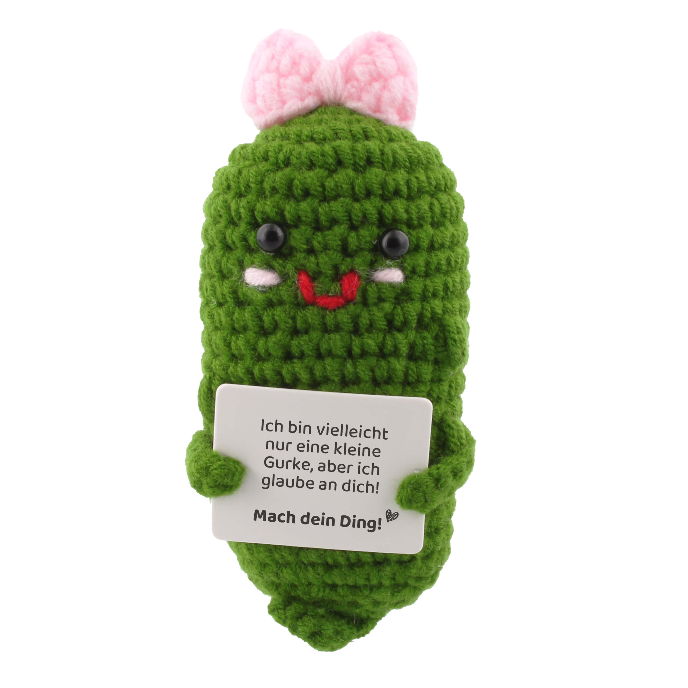 Gemüse Buddy Gurke mit Schleife für Veggie Freunde und mehr 1
