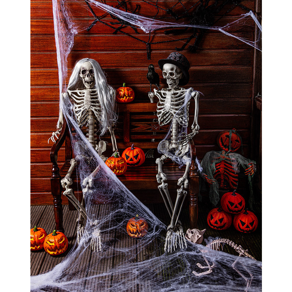 Hut Skull Blink Zylinder mit Totenkopf-Muster 5