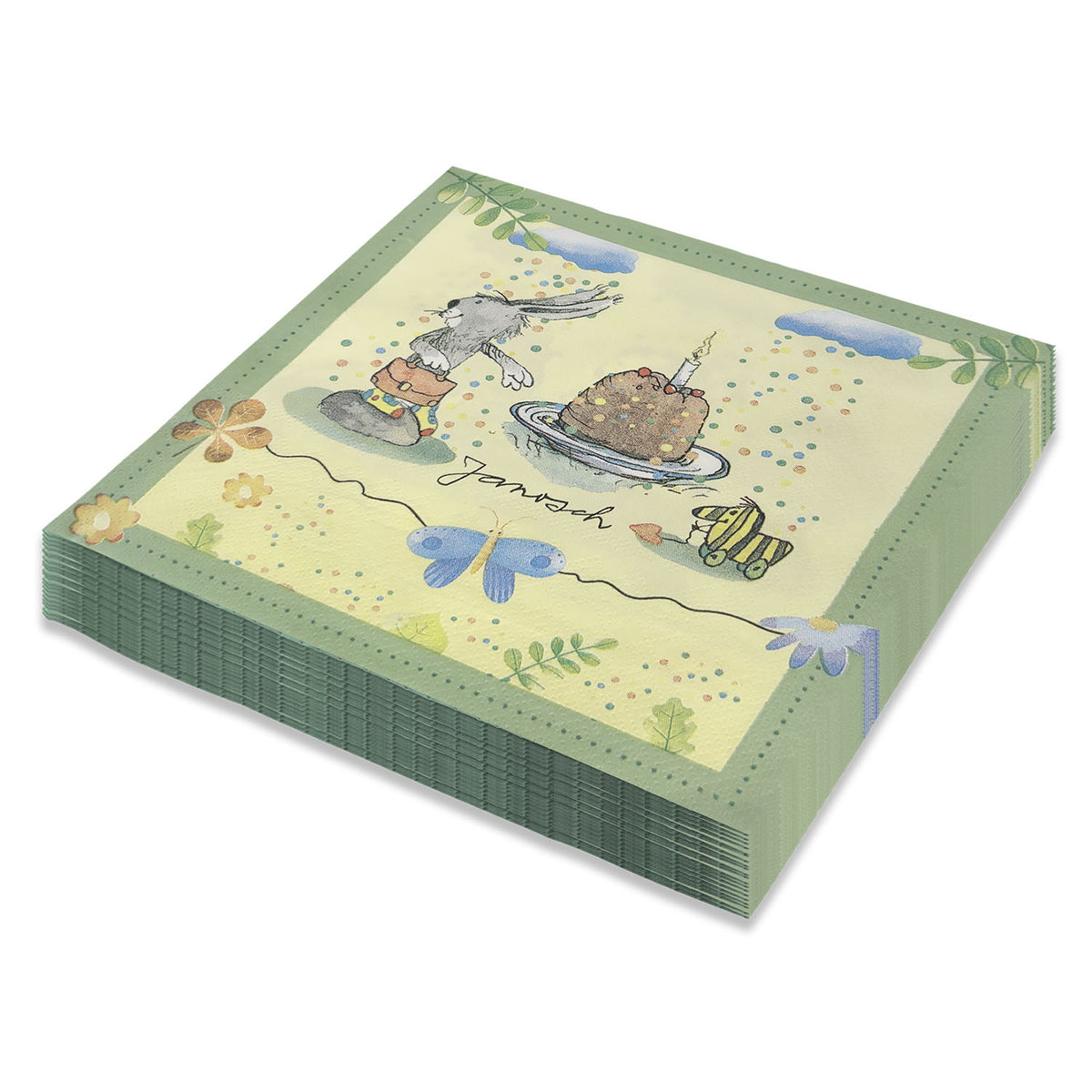 Janosch pastellig Servietten 3-lagig 20er