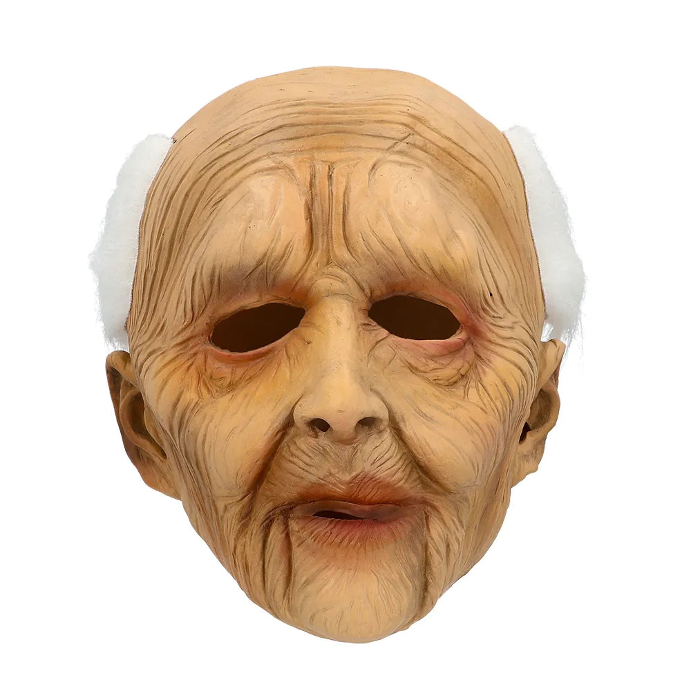 Latex Kopfmaske Alter Mann realistische Vollmaske für Karneval Halloween 2
