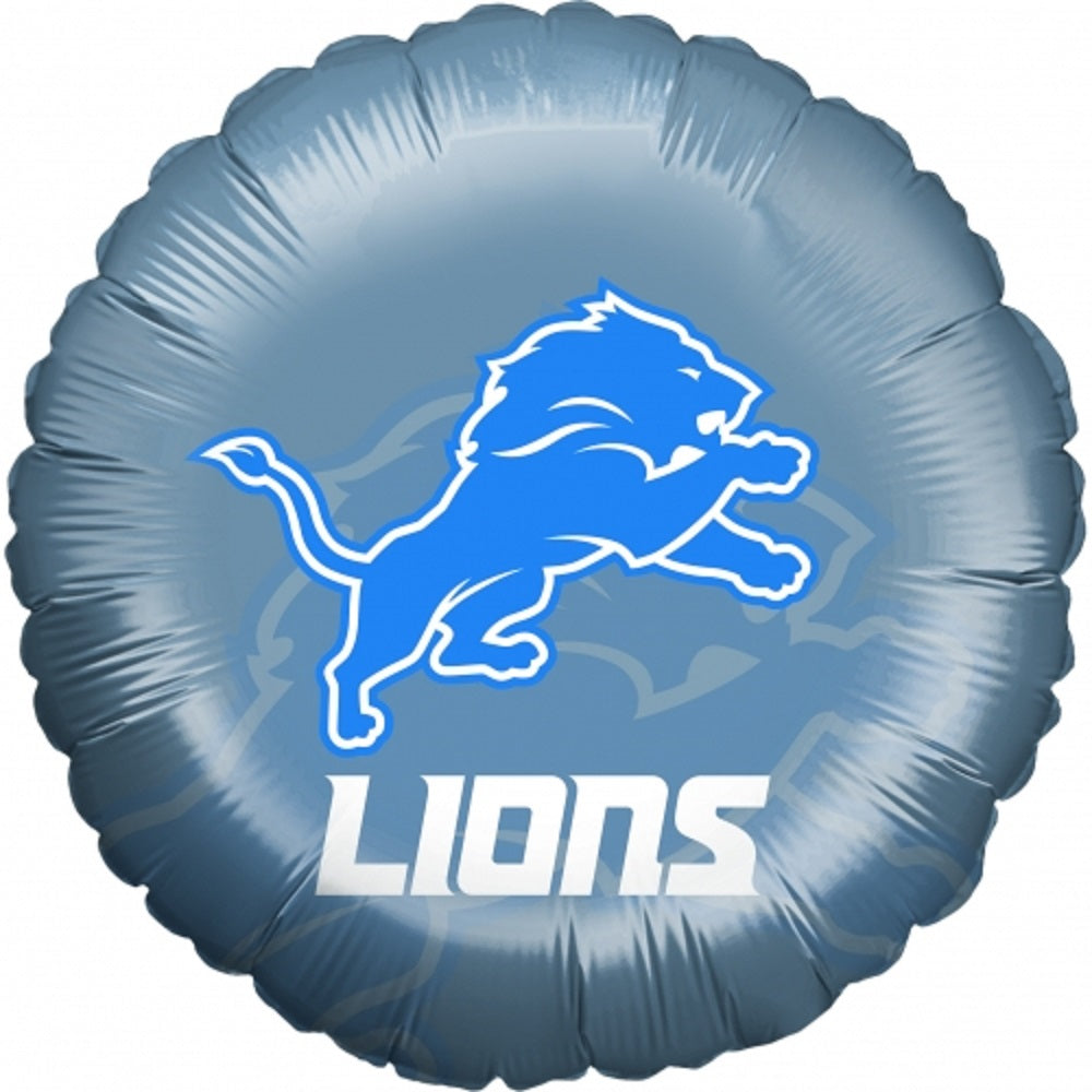 NFL Detroit Lions Folienballon rund 45cm 1