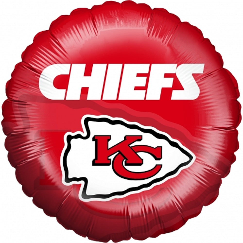 NFL Kansas City Chiefs Folienballon rund 45 cm
