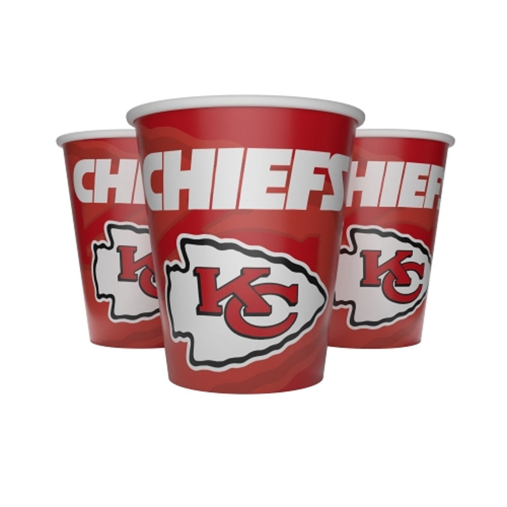 NFL Kansas City Chiefs Pappbecher 250 ml 8er 1