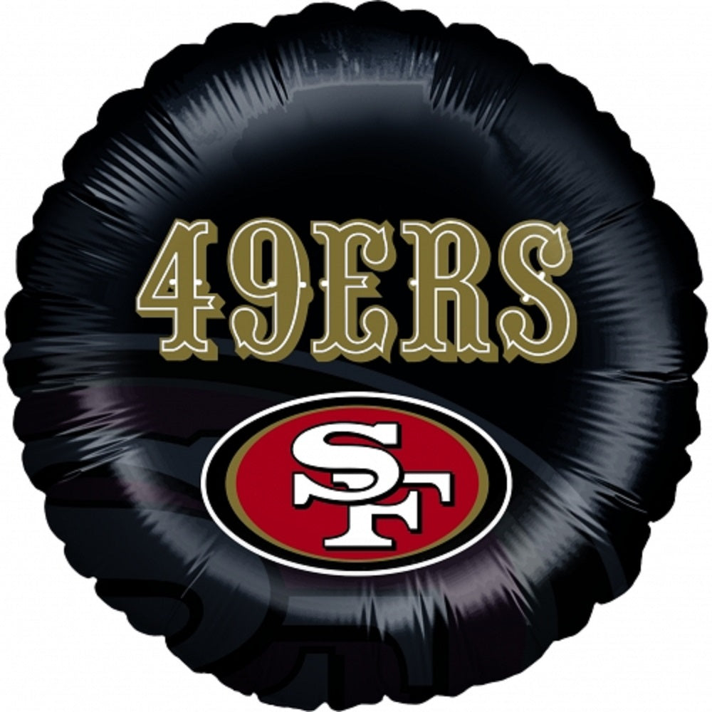 NFL San Francisco Folienballon rund 45 cm 1