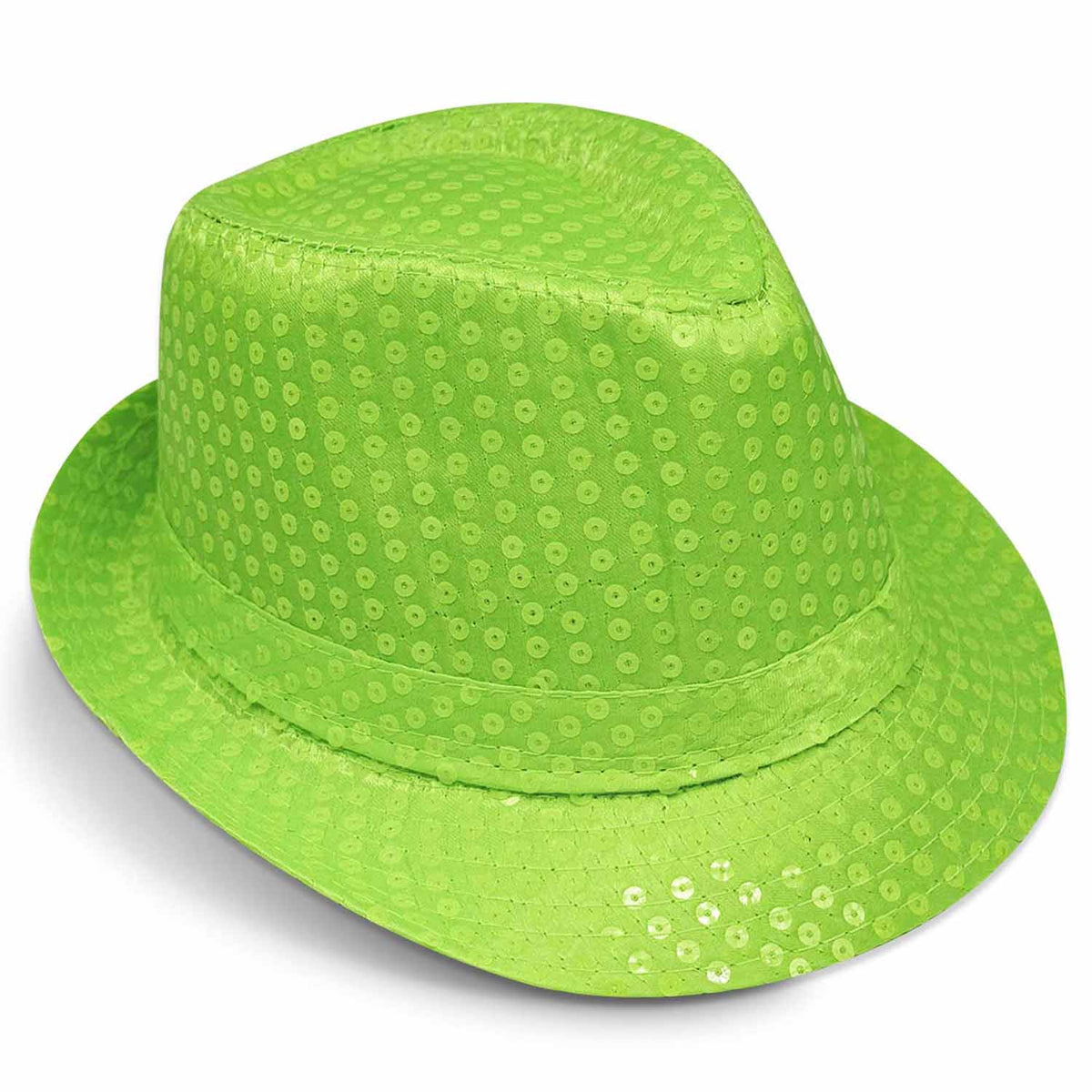 Pailletten-Hut Farbauswahl Basic Kostüm Accessoire 3