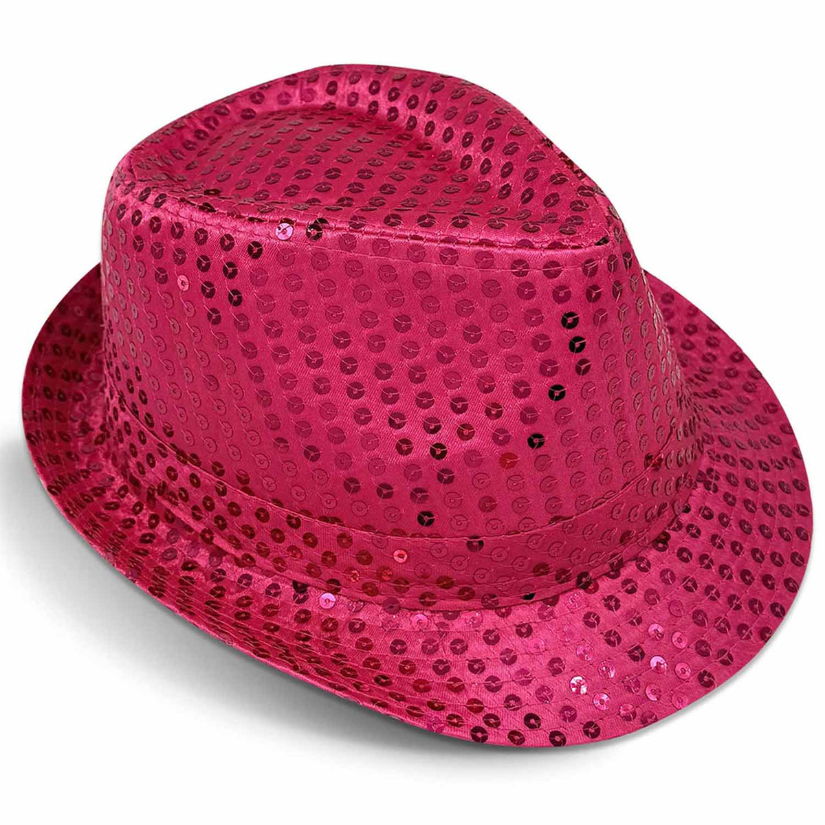 Pailletten-Hut Farbauswahl Basic Kostüm Accessoire 5