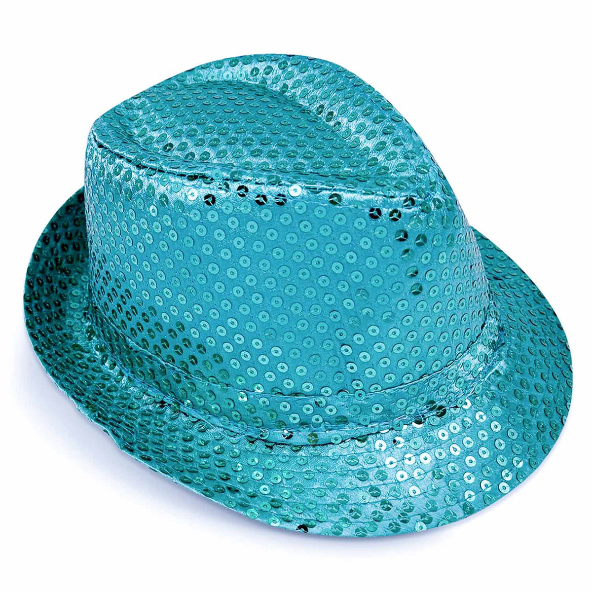 Pailletten-Hut Farbauswahl Basic Kostüm Accessoire 8
