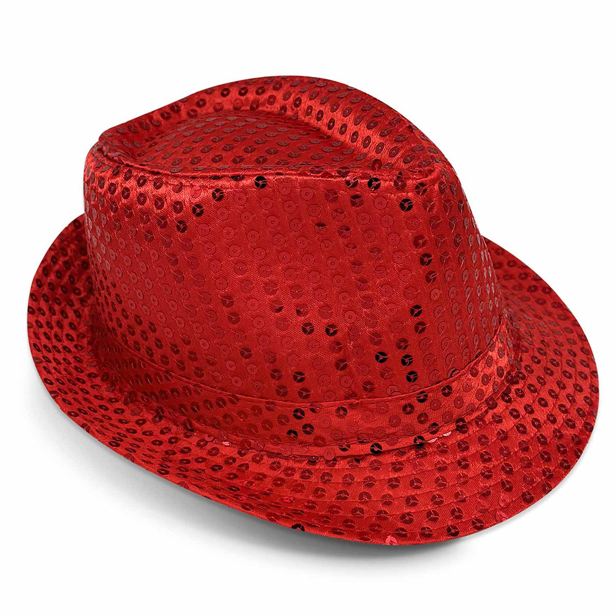 Pailletten-Hut Farbauswahl Basic Kostüm Accessoire 13